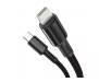 Кабель Baseus Type-C to Lightning PD 20W 1M High Density Braided Black (CATLGD-01) 2