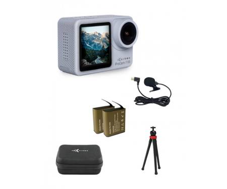 Экшн-камера AIRON ProCam 7 DS Blogger Kit набор 12 в 1 Grey (4822356754786)