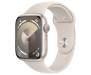 Apple Watch Series 9 GPS 45mm Starlight Aluminum Case w. Starlight S. Band 1