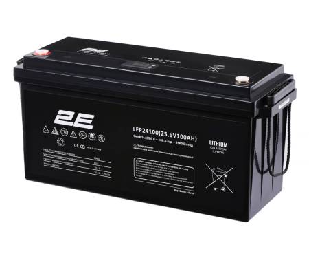 Аккумулятор для ИБП 2E LFP24100 24V/100Ah LCD 8S (2E-LFP24100-LCD)