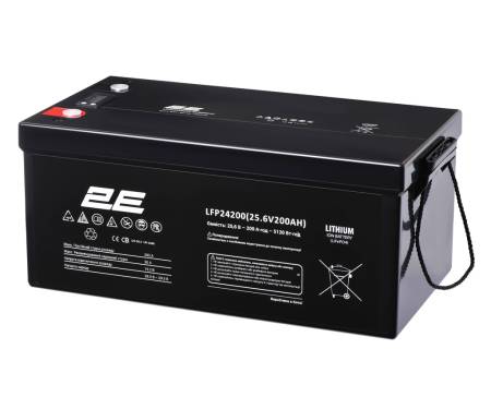 Аккумулятор для ИБП 2E LFP24200 24V/200Ah LCD 8S (2E-LFP24200-LCD)