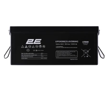 Аккумулятор для ИБП 2E LFP24200 24V/200Ah LCD 8S (2E-LFP24200-LCD)