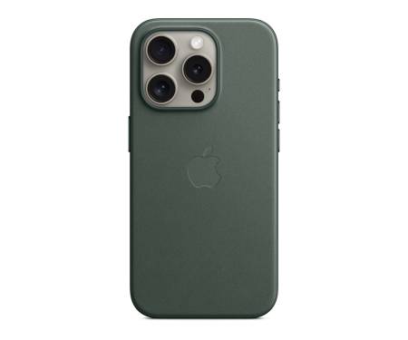 Чехол для Apple iPhone 15 Pro FineWoven Case with MagSafe - Evergreen (MT4U3)