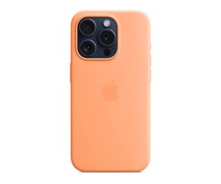 Чехол для Apple iPhone 15 Pro Silicon Case with MagSafe - Orange Sorbet Сopy