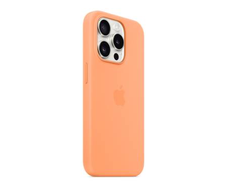 Чехол для Apple iPhone 15 Pro Silicon Case with MagSafe - Orange Sorbet Сopy