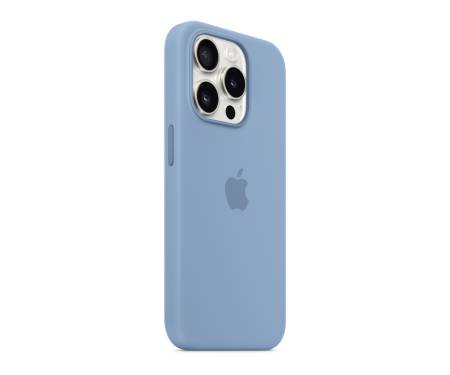 Чохол для Apple iPhone 15 Pro Silicon Case with MagSafe - Winter Blue (MT1L3)