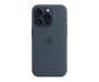 Чехол для Apple iPhone 15 Pro Silicon Case with MagSafe - Storm Blue (MT1D3)