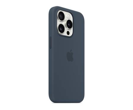 Чехол для Apple iPhone 15 Pro Silicon Case with MagSafe - Storm Blue (MT1D3)