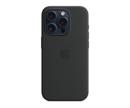 Чехол для Apple iPhone 15 Pro Silicon Case with MagSafe - Black (MT1A3)