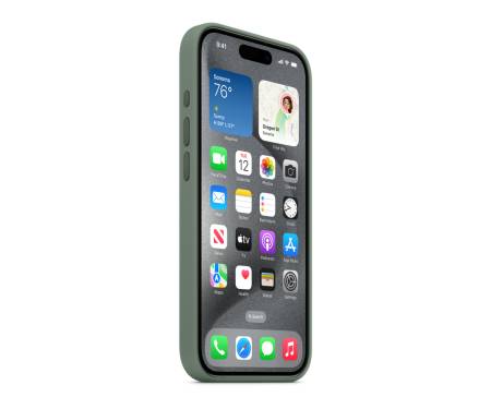 Чехол для Apple iPhone 15 Pro Max Silicon Case with MagSafe - Cypress (MT1X3)