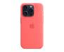 Чехол для Apple iPhone 15 Pro Silicon Case with MagSafe - Guava (MT1G3)