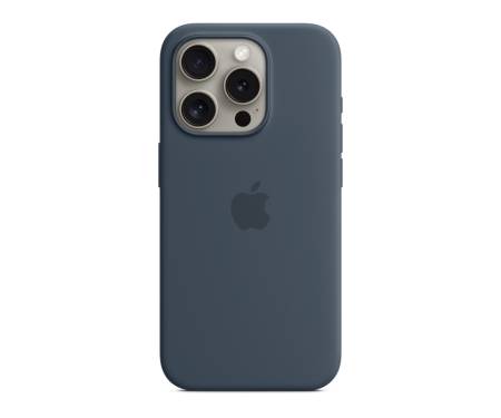 Чохол для Apple iPhone 15 Pro Max Silicon Case with MagSafe - Storm Blue (MT1P3)