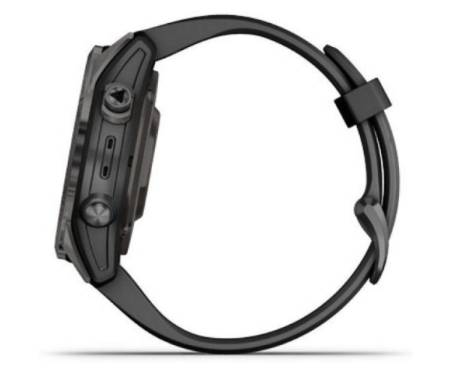 Смарт-часы Garmin Epix Pro Gen 2 Sapphire 42mm Carbon G. DLC Ti. with Black Band (010-02802-14/15)