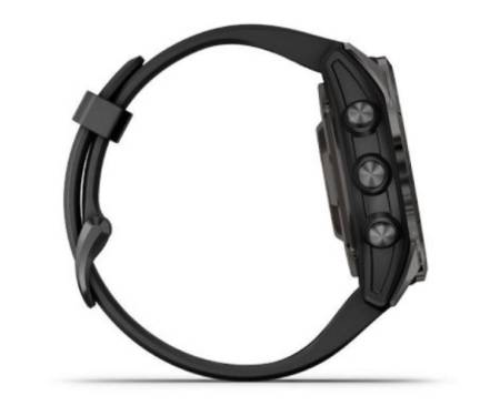 Смарт-часы Garmin Epix Pro Gen 2 Sapphire 42mm Carbon G. DLC Ti. with Black Band (010-02802-14/15)