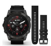 Смарт-годинник Garmin Epix Pro Gen 2 Sapphire 47mm Carbon G. DLC Tit. with B. Leather Band (010-02803-30)
