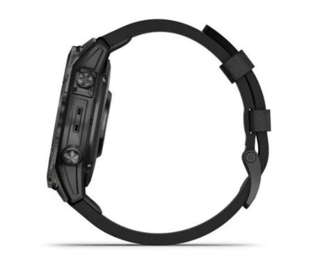 Смарт-часы Garmin Epix Pro Gen 2 Sapphire 47mm Carbon G. DLC Tit. with B. Leather Band (010-02803-30)