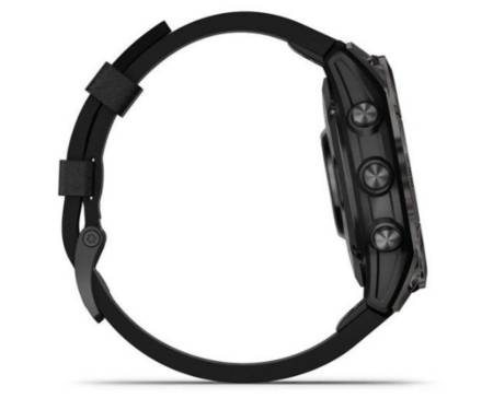 Смарт-часы Garmin Epix Pro Gen 2 Sapphire 47mm Carbon G. DLC Tit. with B. Leather Band (010-02803-30)