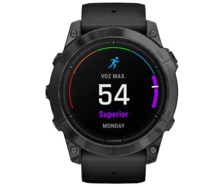 Смарт-годинник Garmin Epix Pro Gen 2 Sapphire 51mm Carbon G. DLC Tit. with Black Band (010-02804-00/01)
