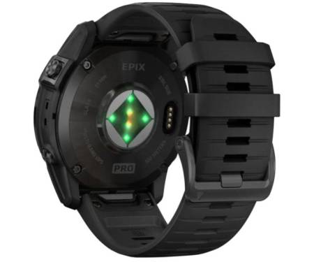 Смарт-годинник Garmin Epix Pro Gen 2 Sapphire 51mm Carbon G. DLC Tit. with Black Band (010-02804-00/01)