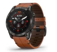 Смарт-годинник Garmin Epix Pro Gen 2 Sapphire 51mm Carbon G. DLC Tit. with Chestnut L. Band (010-02804-30)