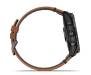 Смарт-часы Garmin Epix Pro Gen 2 Sapphire 51mm Carbon G. DLC Tit. with Chestnut L. Band (010-02804-30)
