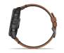 Смарт-часы Garmin Epix Pro Gen 2 Sapphire 51mm Carbon G. DLC Tit. with Chestnut L. Band (010-02804-30)
