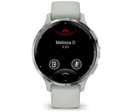 Смарт-часы Garmin Venu 3S Silver S. Steel Bezel w. Sage Gray Case and S. Band (010-02785-01)