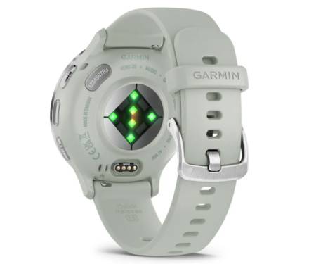 Смарт-часы Garmin Venu 3S Silver S. Steel Bezel w. Sage Gray Case and S. Band (010-02785-01)