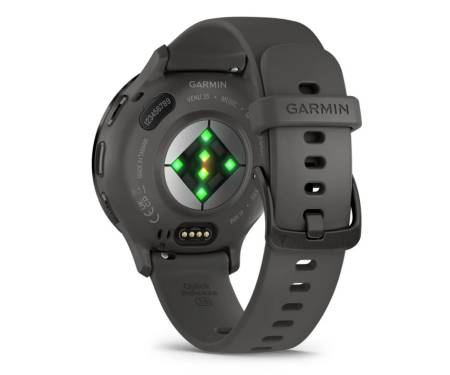 Смарт-часы Garmin Venu 3S Slate S. Steel Bezel w. Pebble Gray Case and S. Band (010-02785-00)