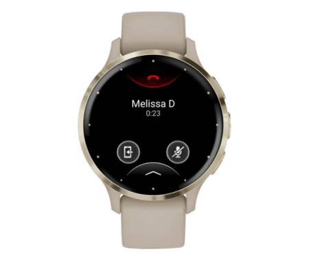 Смарт-часы Garmin Venu 3S Soft Gold S. Steel Bezel w. French Gray Case and S. Band (010-02785-02)