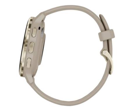 Смарт-часы Garmin Venu 3S Soft Gold S. Steel Bezel w. French Gray Case and S. Band (010-02785-02)