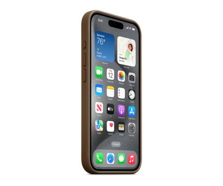 Чехол для Apple iPhone 15 Pro Max FineWoven Case with MagSafe - Taupe (MT4W3)