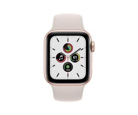 Apple Watch SE GPS + Cellular 40mm Gold Aluminum Case w. Starlight S. Band (MKQN3) 2