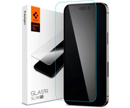 Защитное стекло для Apple iPhone 14 Pro Spigen ALM GLAS.TR Slim Clear (AGL05222) 1