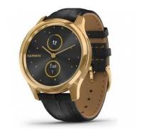 Смарт-часы Garmin vivomove Luxe Pure Gold-Black Leather (010-02241-22)
