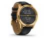 Смарт-часы Garmin vivomove Luxe Pure Gold-Black Leather (010-02241-22)
