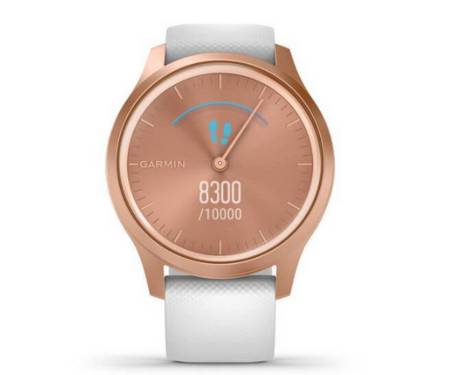 Смарт-часы Garmin vivomove Style Rose Gold-White Silicone (010-02240-20)