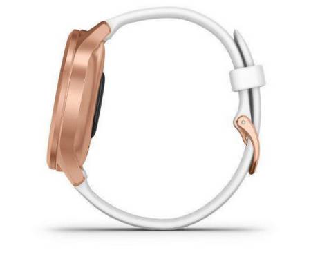 Смарт-часы Garmin vivomove Style Rose Gold-White Silicone (010-02240-20)