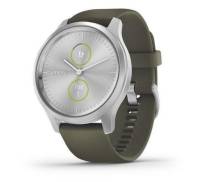 Смарт-часы Garmin vivomove Style Silver-Moss Green Silicone (010-02240-21)