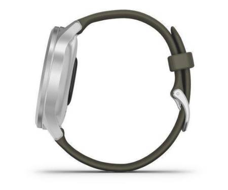Смарт-часы Garmin vivomove Style Silver-Moss Green Silicone (010-02240-21)