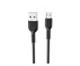 Кабель Hoco X33 Micro 4A Surge flash charging data cable Black