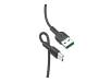 Кабель Hoco X33 Micro 4A Surge flash charging data cable Black
