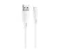 Кабель Hoco X61 Ultimate silicone charging data cable for Lightning White