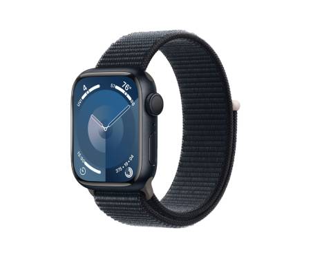 Apple Watch Series 9 GPS 41mm Midnight Aluminum Case w. Midnight Sport Loop (MR8Y3) 1