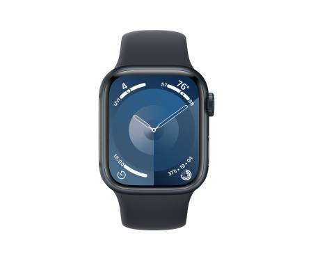 Apple Watch Series 9 GPS 41mm Midnight Aluminum Case w. Midnight Sport Band - S/M (MR8W3) 2
