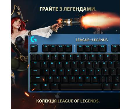 Клавіатура Logitech G PRO Mechanical Keyboard League of Legends Edition (920-010537)