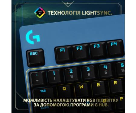 Клавіатура Logitech G PRO Mechanical Keyboard League of Legends Edition (920-010537)