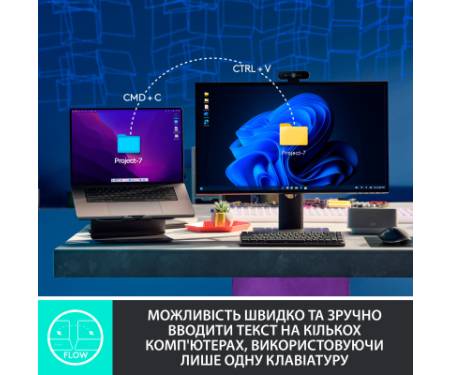 Клавіатура Logitech MX Mechanical Wireless Illuminated Performance Graphite (920-010757)