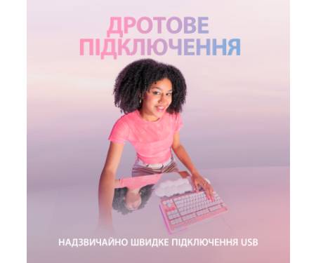 Клавіатура Logitech G713 Aurora Gaming GX Brown USB UA Off-White (920-010422)