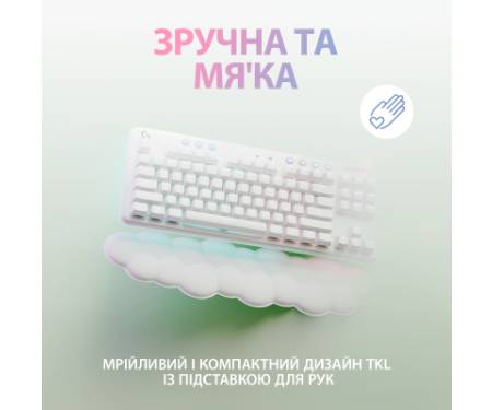 Клавіатура Logitech G715 Aurora Wireless Gaming GX Brown Lightspeed/Bluetooth UA Off-White (920-010465)